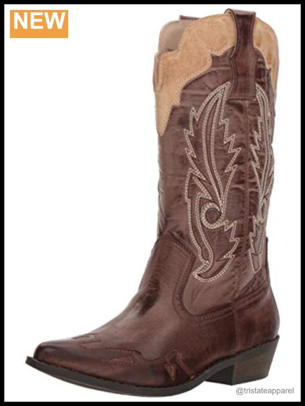 Coconuts by Matisse Women's Cimmaron Faux Leather Western Boot